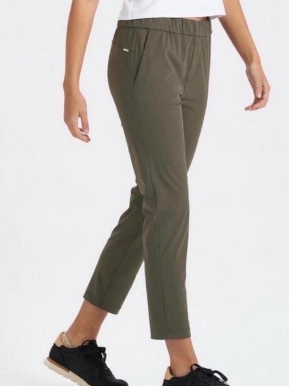 Vuori Miles Ankle Pant Olive Green - Like New, Medium, Athleisure